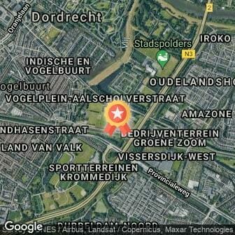 Afstand 41e Dordtse Biesbosch halve marathon (voorheen Halve van Hercules) 2017 route