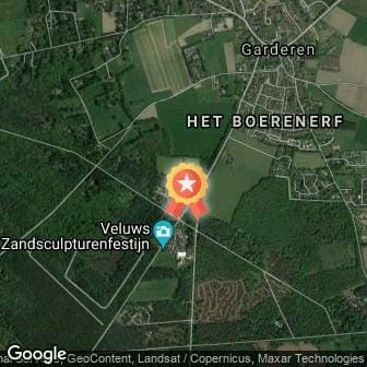 Afstand Bos- en Heideloop Garderen 2019 route