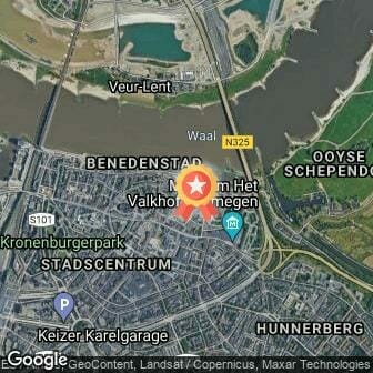 Afstand Bruggenloop Nijmegen 2017 route
