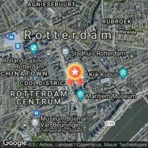 Afstand City Run Rotterdam 2017 route