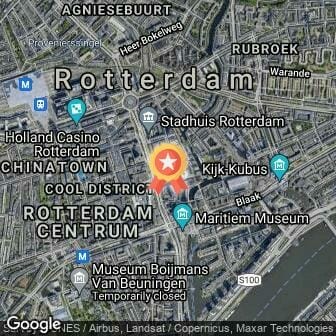 Afstand City Run Rotterdam 2020 route