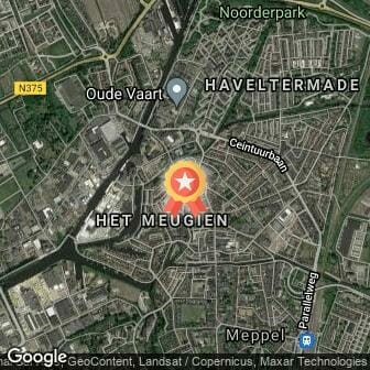 Afstand Meppel City Run 2018 route