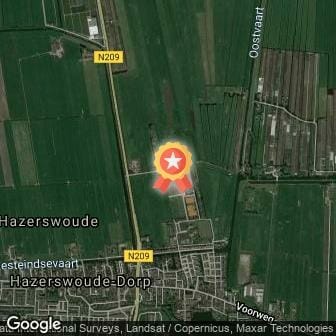 Afstand Polderloop Hazerswoude-Dorp 2017 route