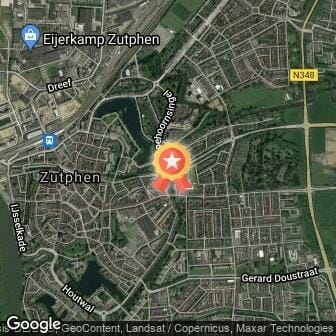 Afstand Virtuele Running Center City Hanzeloop Zutphen 2021 route