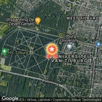 Afstand Warandeloop Tilburg zondag 2021 route