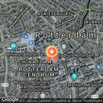 Afstand Ladiesrun Rotterdam 2017 route