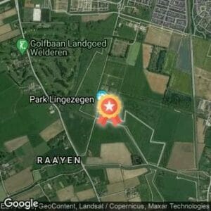 Afstand Parkloop #5 in Park Lingezegen 2017 route