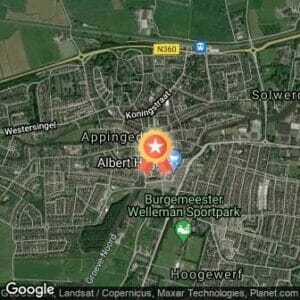 Afstand Stadsloop Appingedam 2019 route