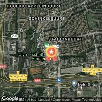 Afstand Trainingsloop TCS Amsterdam Marathon (20km) 2019 route