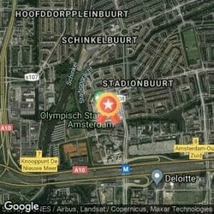 Afstand Trainingsloop TCS Amsterdam Marathon (25km) 2019 route