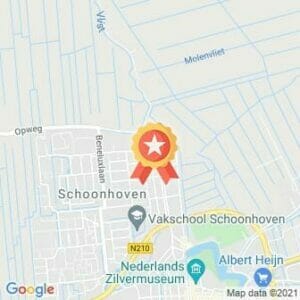 Afstand 39e De Onderlingen Oliebollenloop Schoonhoven 2022 route