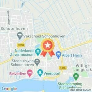 Afstand 46e Jan Koudstaal Dijkloop - Halve Marathon Schoonhoven 2022 route