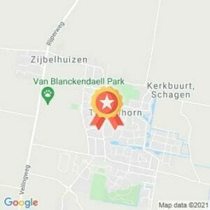 Afstand 72e Stratenloop Tuitjenhorn 2022 route