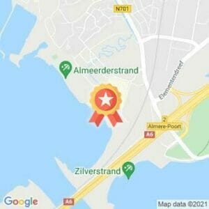 Afstand Almeerderstrandcross 2022 route