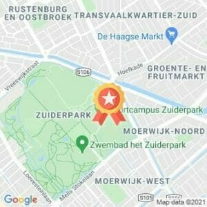 Afstand Zuiderpark parkrun: Sinterklaas editie! 2021 route