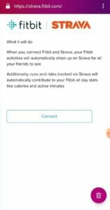 Strava app gebruiken met Fitbit