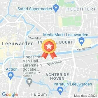 Afstand Kleine Wielenloop Groene Ster Leeuwarden 2022 route