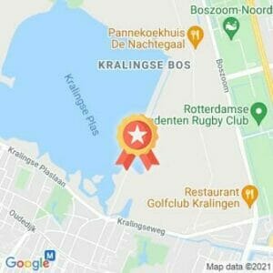 Afstand Kralingse Bos parkrun: Eerste Kerstdag editie 2021 route