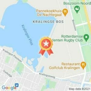Afstand Kralingse Bos parkrun: Nieuwjaarsdag editie 2022 route
