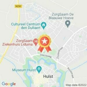 Afstand 25km van Hulst 2022 route