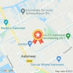 Afstand AVA Waterdrinker Aalsmeer Baanloop 5km (ook 3km en 1km) 2022 route