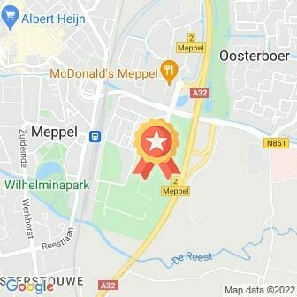 Afstand Meppel City Run 2022 route
