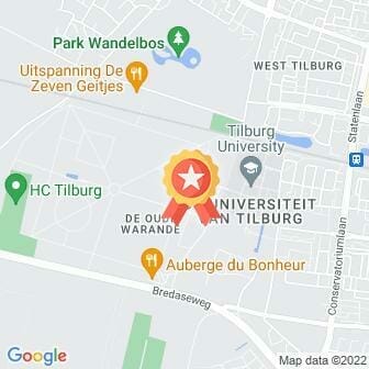 Afstand Warandeloop Tilburg zaterdag 2022 route